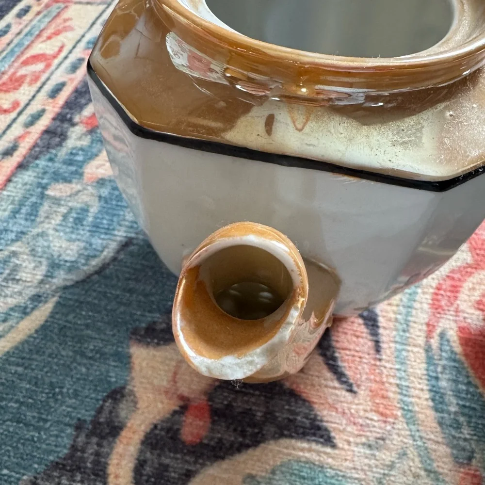 TRICO Hand Painted Elegant Gold and White Tea Set